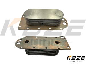 Quality KOMATSU 6D114 PC300 EXCAVATOR 6742-01-2450 ENGINE OIL COOLER CORE FITS CUMMINS 6CT 3974815 3918175 390629612P wholesale