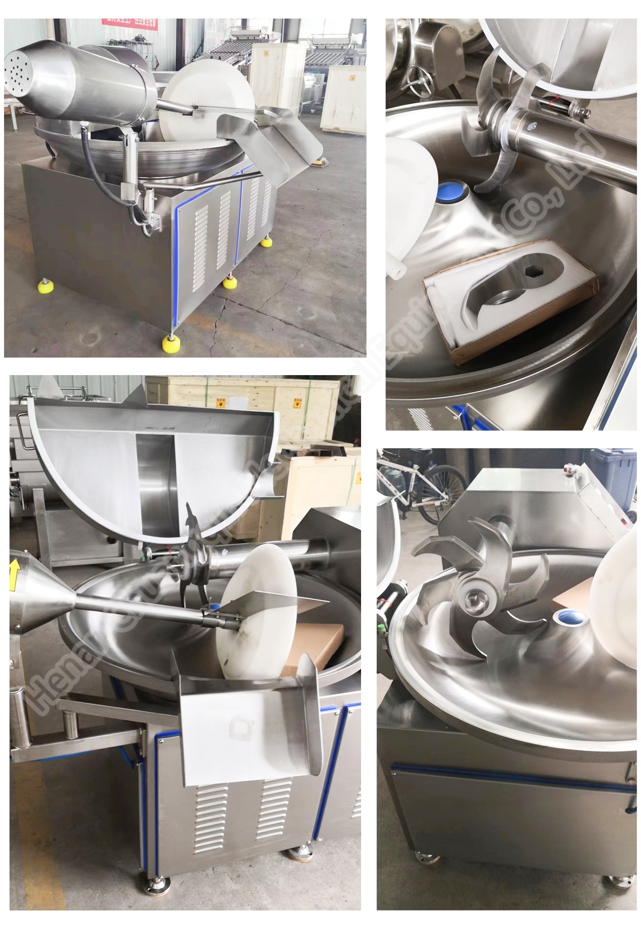 High Speed Meat Chopper Chicken Meat Chopper Machine Chopper Meat Bowl Cutter Machine Meat Chopper Blender