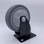 75mm Swivel Plate No Noise TPR Tread Heavy Duty Industrial Caster Wheel