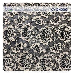 Quality Nylon Spandex Stretch Lace Fabric , Allover Lace For Women Garment wholesale