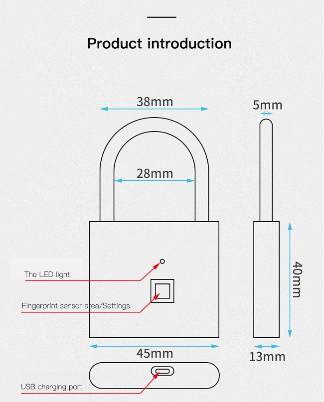 Fingerprint Waterproof Smart Locks