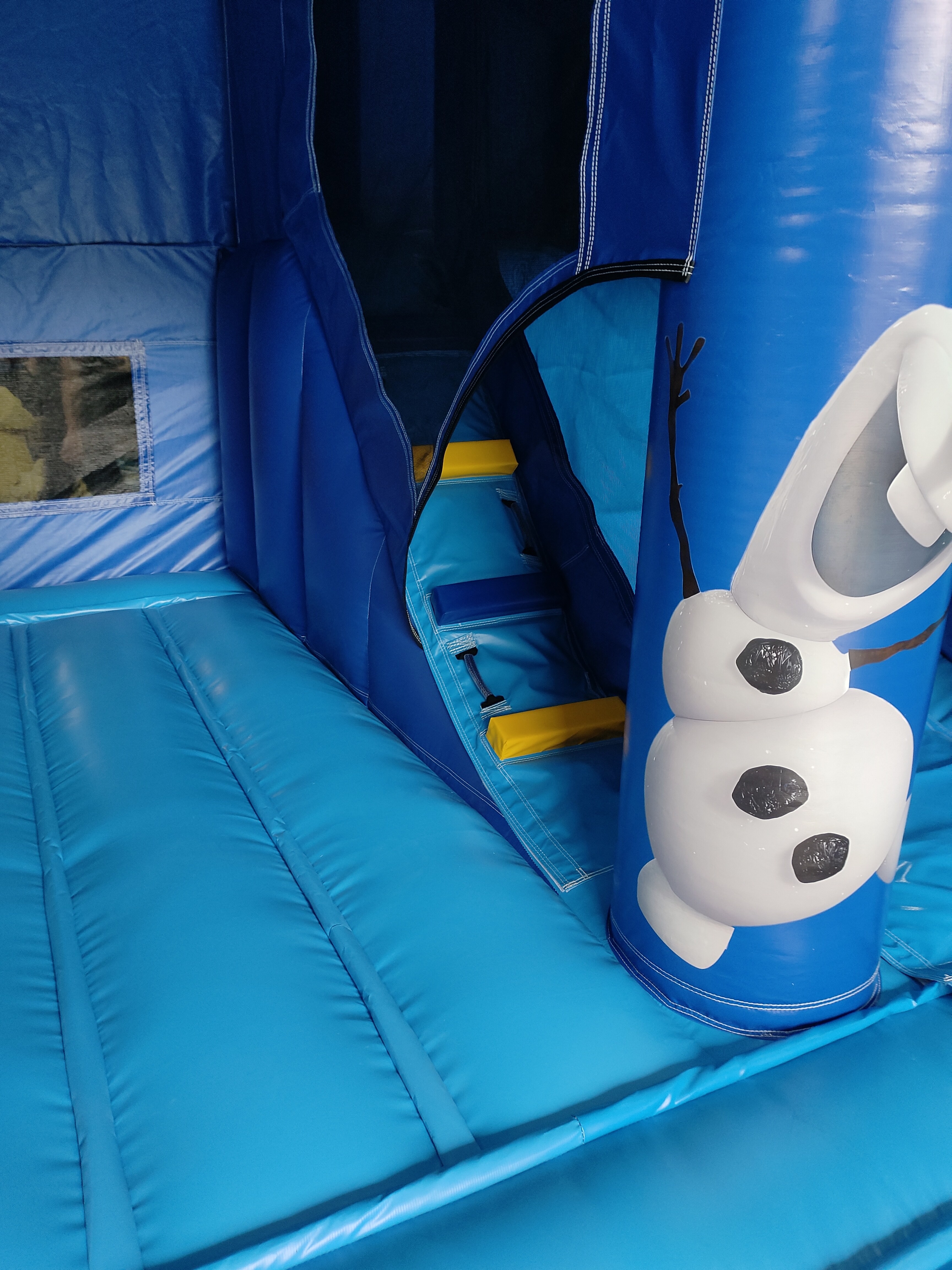 Hot Sale Commercial Inflatable Bounce House With Slides The Frozen Princess Cartoon Inflatable Combo For Kids