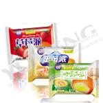 Custom printing food plastic bag energy bars/pies packaging