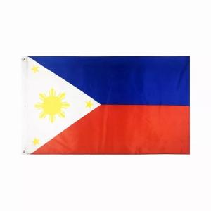 Quality Philippines 3X5 Custom Flag Digital Printing 100% Polyester Filipino Flag wholesale