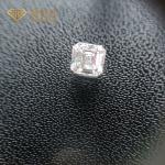 White Polish Certified Lab Grown Diamonds DEF Square Fancy Cut