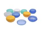 Colorful Beauty Cream Biodegradable Plastic Jars Food Grade For Cosmetics