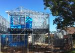 Light Steel Structure Wooden Decorate , Prefabricated Bungalow Homes , Modular