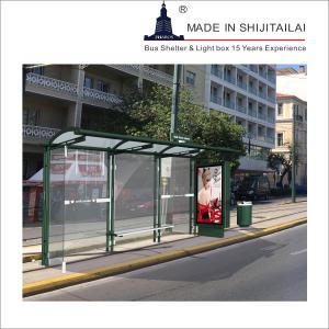 Quality Tempered Glass WiFi T8 L4.5m Modern Bus Shelter wholesale