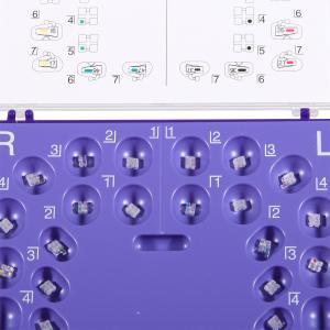 Quality Translucent Sapphire Orthodontic Brackets Excellent Sliding Performance wholesale
