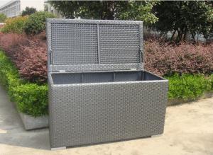 Quality Grey Resin Wicker Storage Box wholesale