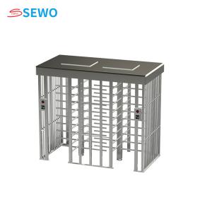 Quality Double Door Full Height Turnstile Semi Automatic Rotating Turnstile wholesale