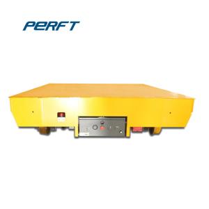 Quality No Rail 30 ton Heavy duty Electric battery power Flat cart Remote control cart wholesale