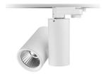 White Housing Led Ceiling Track Lights 20 Watt Aluminum 0.9pfc 4000k
