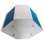 green fresh air counterflow hydrophilic aluminium foil heat exchanger energy