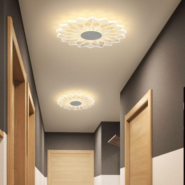 Modern corridor Ceiling Light White kitchen bedroom minimalist design Acrylic