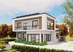 Quality Eco Friendly Prefabricated Light Steel Frame House Luxury Villa For