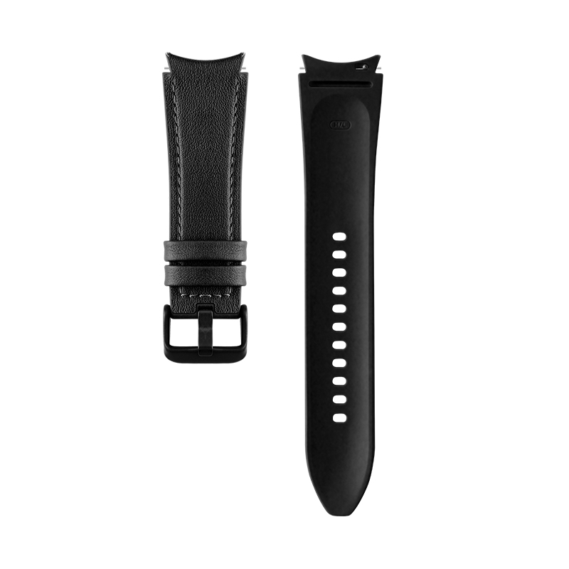20mm Silicone Leather Watch Band Retro Replacement for Samsung Watch Series Band Width