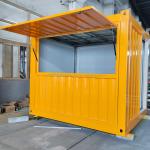 Aluminum Alloy Windows Container Coffee Bar 10ft 20ft Fast Food Mini Pop-up Shop