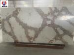 Anti Penetration Nature Marble Look Quartz Stone Kitchen Countertop Material