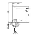 Contemporary OEM ODM Service 235mm Bathroom Basin Faucets