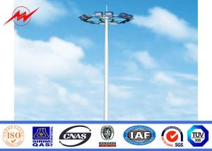 Quality 30m outdoor galvanized high mast light pole for football stadium wholesale