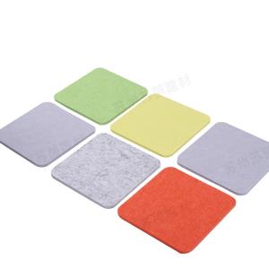 Quality Polyester Fiber Decorative Sound Absorbing Wall Panels 48 Basic Color wholesale