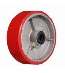 heavy duty cast iron PU caster wheels 4 inch