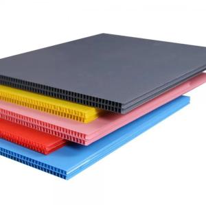 Quality Black 1.8mm PP Hollow Sheet Coroplast Corrugated Plastic Board wholesale