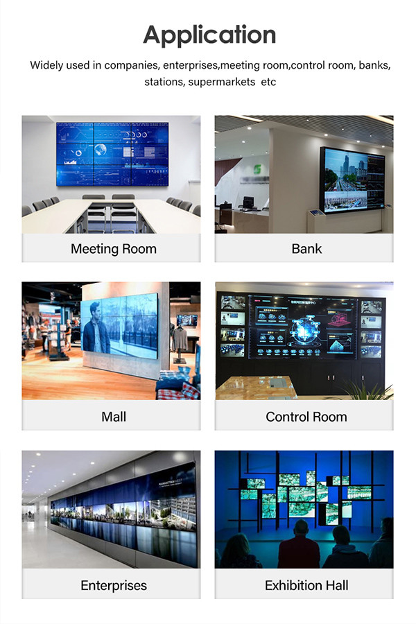 2x2 Lcd Video Display Lcd Screen Wall Advertising Outdoor Digital Signage