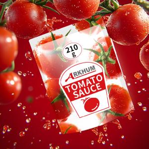 Quality Vitamin C 70g Bag Ketchup Food Grade Sweet Red Tomato Sauce wholesale
