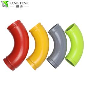 Quality 148mm Concrete Pump Pipes Elbow , Customized Carbon Steel Bend Pipe wholesale