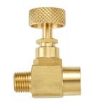 1/4'' NPT Brass Needle Valve , 600 Psi Female Male Compression Needle Valve