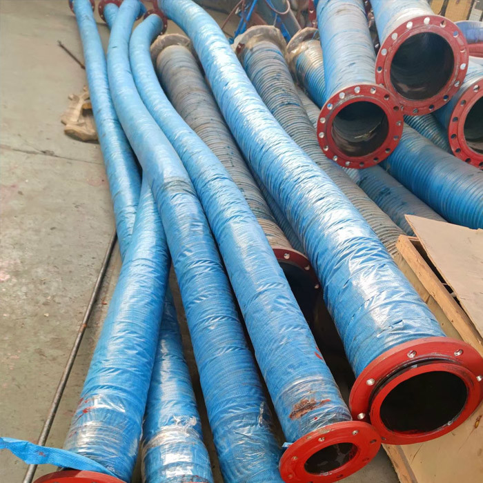 Suction Floating Dredge Pipe Wear Resistant With Swivel Flange
