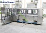 Automatic 3/5 Gallon Barrel Bottle Filling Equipment , Pure Water Plant Water