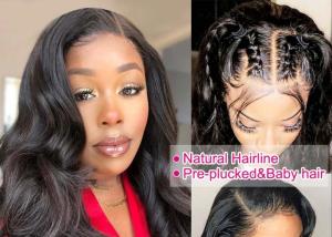 Quality Braided Lace Frontal 360 Hd Full Lace Human Hair Wigs For Black Women wholesale