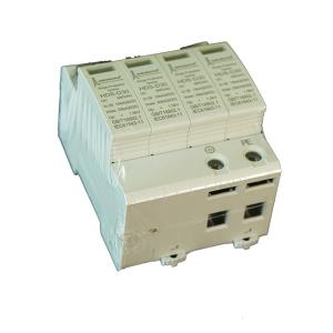 Quality Class D 4 Pole Power Surge Protection Device Anti Surge 3 Phase 30KA wholesale