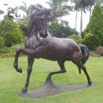 Bronze Life Size Horse Statues Garden Art Metal Animal Sculpture Decorative