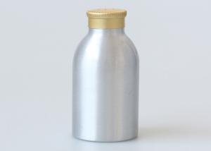 Quality Talcum Powder 4 Oz Aluminum Bottles Essential Oils 100ml Silver Color wholesale