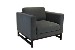 Quality Modern Lobby Lounge Furniture Metal Frame Single Sofa Armchair wholesale
