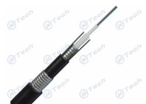 Quality Outdoor Fiber Optic Cable Central Loose Tube Double Steel Tape Easy Installation wholesale
