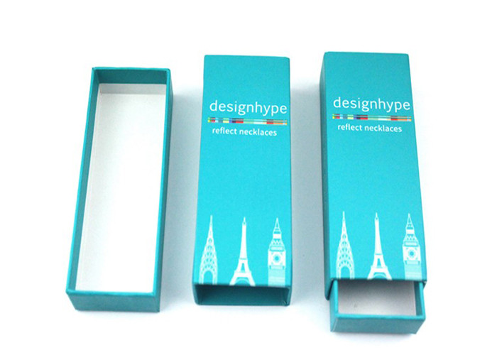 .Gold Stamp Foil Rigid Presentation Boxes , Eco Friendly Two Piece Gift Boxes
