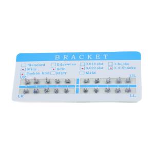 Quality Orthodontist Metallic Orthodontic Bracket Dental Brace wholesale