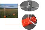 Outdoor Temporary Removable Fence 6x12 Powder Coated Galvanized Temporary Fence