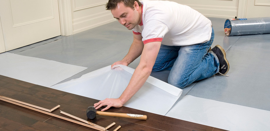 200 Sqft Self Adhensive Hardwood Flooring Underlay 4.5kg Per Roll