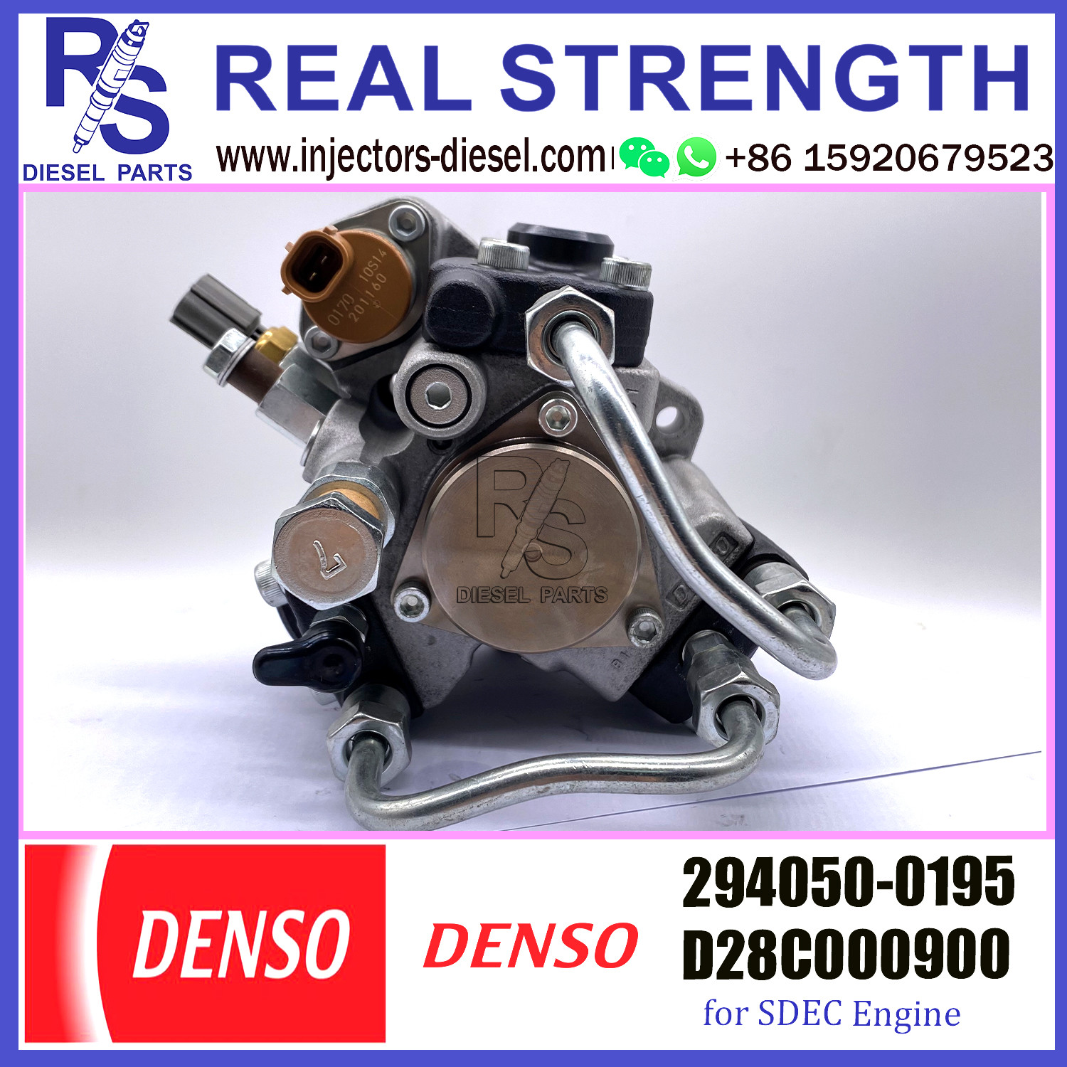Diesel HP0 pompa 294050-0195 del carburante ad alta pressione Common Rail pump 294050-0195 D28C000900 per SDEC Truk