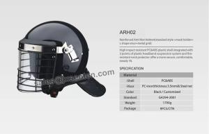 Quality hot sale ABS anti-riot helmet for police and military with visor European ARH02 wholesale