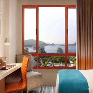 Quality Double Tempered Glass Aluminum Casement Window Powder Coated Aluminum Windows And Doors wholesale