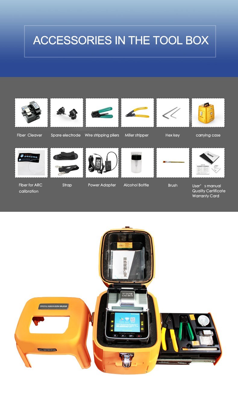 DAMU Fiber Optic Fusion Splicer , 8s Fiber Splicing Machine