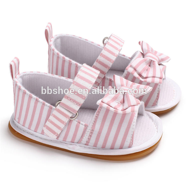 Free shipping Wholesale Rubber sole Anti-slip Outdoor Newborn toddler infant sandals