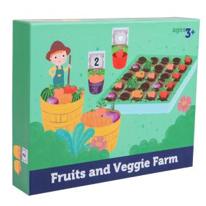 Quality Children'S Wooden Vegetable Farm Fruit Color Cognitive Classification Interactive wholesale